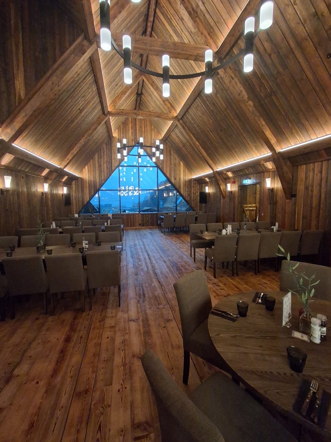 Interiør hall, Lothepus Camping