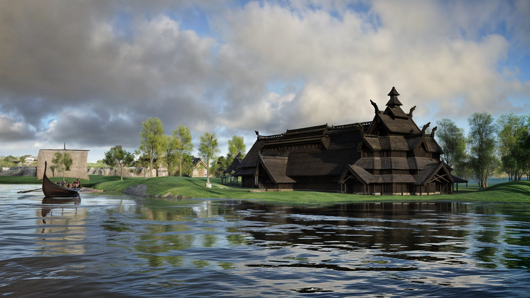 Render — Stavkirke, Lote Camp Odda