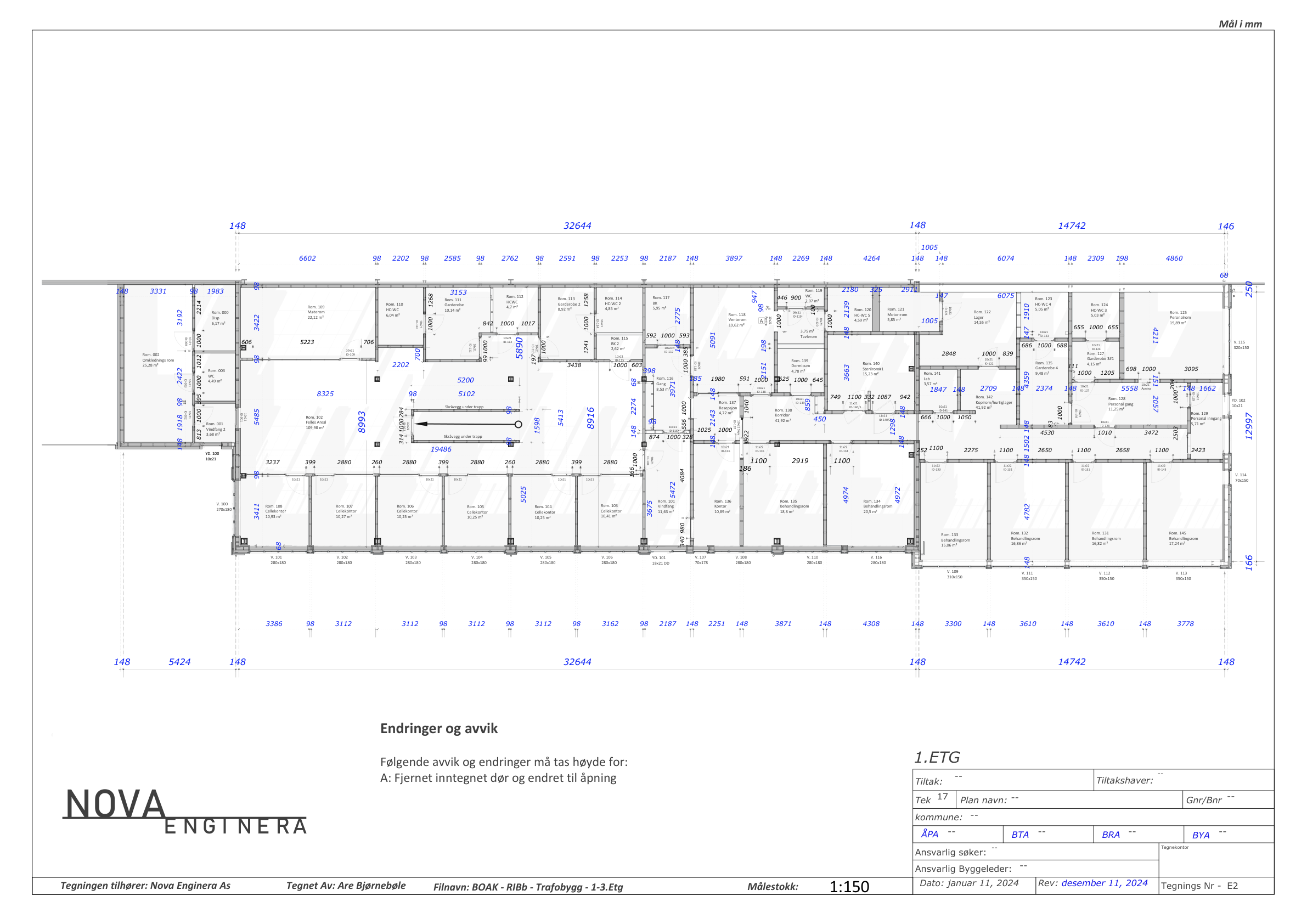 2. etasje — Trafobygget Odda